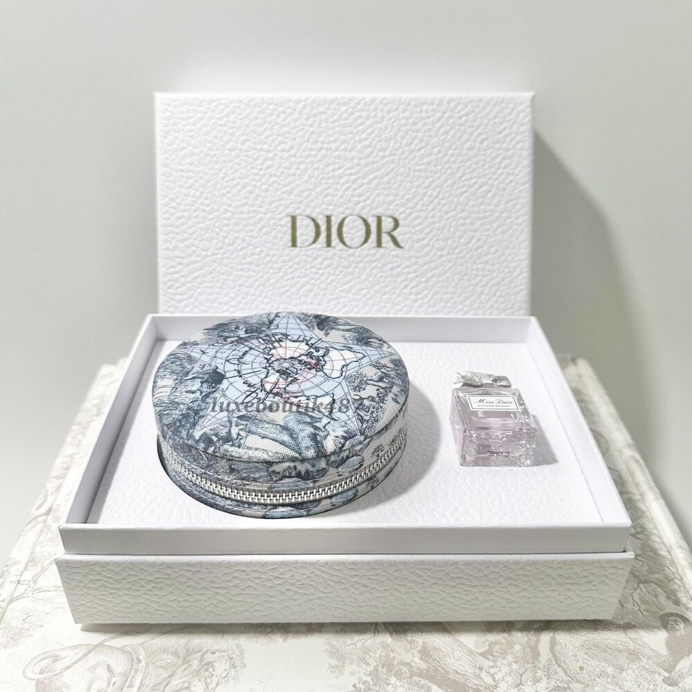 DIOR Around The World Travel Jewelry Case & Miss Dior Blooming Bouquet Gift Set